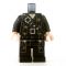 LEGO Black Overcoat with Gold Buttons