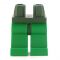 LEGO Legs, Green with Dark Green Hips