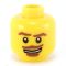 LEGO Head, Brown Moustache and Soul Patch