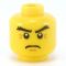 LEGO Head, Female with Brown Eyebrows and Peach Lips, Dual Sided: Smiling / Scared [CLONE] [CLONE] [CLONE] [CLONE] [CLONE] [CLONE] [CLONE] [CLONE] [CLONE] [CLONE]