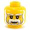 LEGO Head, Bushy White and Gray Beard, Smiling