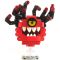 LEGO Beholder, Red with Black Eyestalks, Angry Eye