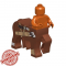 LEGO Centaur Body, "Scout", Reddish Brown, by Brick Forge