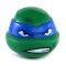 LEGO Head, Green Turtle Head, Blue Mask, Gritted Teeth