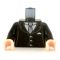 LEGO Torso, Black Suit and Gray Tie