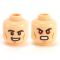 LEGO Head, Flesh, Smiling/Angry with Red Eyes