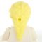 LEGO Hair, Female, Long and Braided, Light Yellow