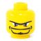 LEGO Head, Beard Stubble, Black Angry Eyebrows with Open Mouth with Teeth [CLONE] [CLONE] [CLONE] [CLONE] [CLONE]
