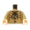 LEGO Dark Tan Torso with Straps and Pouches [CLONE]