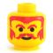 LEGO Head, Red Hair, Sideburns, and Moustache