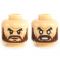 LEGO Head, Beard Stubble, Brown Eyebrows, Crooked Smile, and Scar [CLONE] [CLONE] [CLONE] [CLONE] [CLONE]