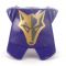 LEGO Breastplate with Leg Protection, Purple with Gold Wolf