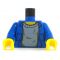 LEGO Torso, Blue Jacket over Sweater