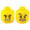 LEGO Head, Grimace with Gold Tooth / Bee Stings
