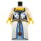 LEGO White and Blue Dress, Blue Stars and Bow