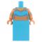 LEGO Azure Skirt and Top, Bare Arms and Midriff