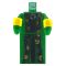 LEGO Green, Black, and Gold Robes with Flared Sleeves