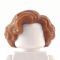 LEGO Hair, Female, Short and Wavy with Side Part, Reddish Brown