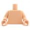 LEGO Female Curved Minifigure Torso, Light Flesh