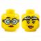 LEGO Head, Stubble and Unibrow, Head Stubble [CLONE] [CLONE]