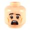 LEGO Head, Brown Eyebrows and Beard Stubble, Crow's Feet [CLONE] [CLONE] [CLONE] [CLONE] [CLONE] [CLONE] [CLONE] [CLONE] [CLONE] [CLONE] [CLONE]
