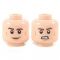 LEGO Head, White Headband and Cheek Lines, Dual Sided: Frown / Grin [CLONE] [CLONE] [CLONE] [CLONE] [CLONE] [CLONE]