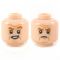 LEGO Head, White Headband and Cheek Lines, Dual Sided: Frown / Grin [CLONE] [CLONE] [CLONE] [CLONE]