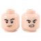 LEGO Head, White Headband and Cheek Lines, Dual Sided: Frown / Grin [CLONE] [CLONE] [CLONE] [CLONE] [CLONE]