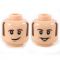 LEGO Head, Brown Sideburns, Smiling