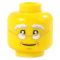 LEGO Head, Bushy Gray Eyebrows, Wrinkles, Round Glasses [CLONE]