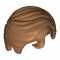 LEGO Hair, Combed Front to Back, Black [CLONE] [CLONE]