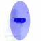 LEGO Minifig Shield - Ovoid with Lion Head on White and Blue Print [CLONE] [CLONE] [CLONE]