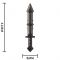 LEGO Sword, Oversized with Silver Tip and Angular Crossguard, Orange [CLONE] [CLONE] [CLONE] [CLONE]