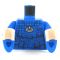 LEGO Torso, Blue Shirt with Frills, Wizard Sleeves