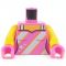 LEGO Female, Pink Striped Tank Top with Cat Head [CLONE]