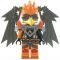 LEGO Aarakocra: Orange and Black with Mechanical Wings