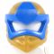 LEGO Hood with Mask, Gold with Blue Tieback