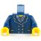 LEGO Torso, Female, Dark Blue Suit, Lavender Shirt and Necklace