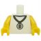LEGO Torso, Female Fringed Crop Top Pattern, Light Aqua [CLONE] [CLONE] [CLONE] [CLONE]