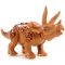 LEGO Dinosaur: Triceratops (Tri-horn), Light Brown with Dark Red Spots