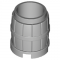 LEGO Small Barrel, Dark Bluish Gray [CLONE]