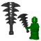 LEGO "Lizardman" Sword (Mace/Spiked Club) by Brick Warriors