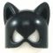 LEGO Black Mask/Cowl with Wide Ears, No Lower Facial Covering