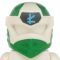 LEGO Hood with Mask, Green with White Tieback