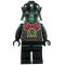 LEGO Orc, Fighter (Group Leader), Red and Gray Armor, Black Outfit and Helmet