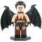 LEGO Demon: Succubus (Lust Demon), Black Outfit with Black Wings and Hair