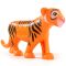 LEGO Cat: Tiger (and Dire), Orange with Black Stripes