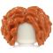 LEGO Hair, Female, Short Heavy Waves, Dark Orange