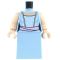 LEGO Blue Dress with White Lace, Pink Sash