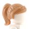 LEGO Hair, Female, Ponytail with Swept Fringe, Light Brown